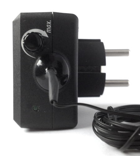 (Klang)Regler: Das Potentiometer des Kemp Elektronik SR Plugs bestimmt die Intensität der Schumann Resonanz von 7,83 Hertz