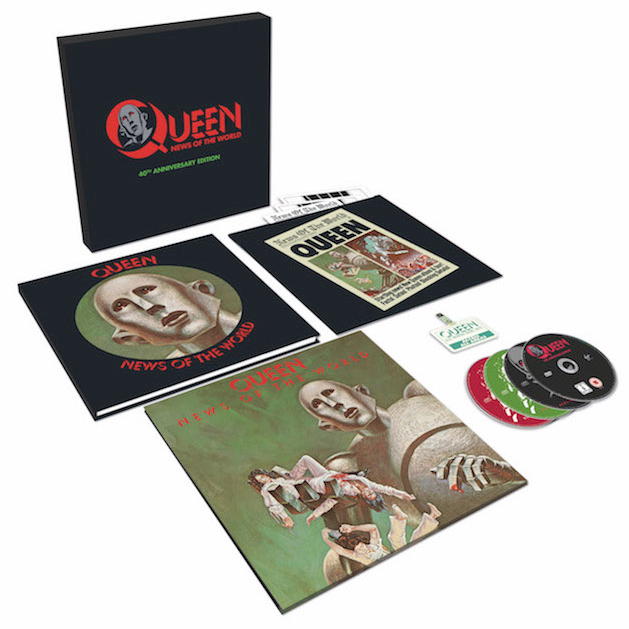 That's in the Box: LP, DVD, CDs, Buch – die 40th Anniversary Edition des Queen-Klassikers News Of The World sorgt für Freude – bestimmt auch unter dem Weihnachtsbaum